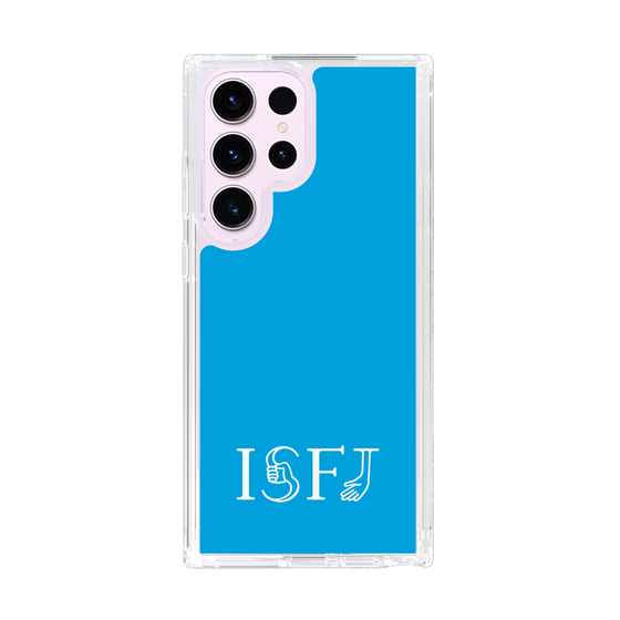 Slim Protection Case［ Original - ISFJ Defender - Alphabet - Blue ］