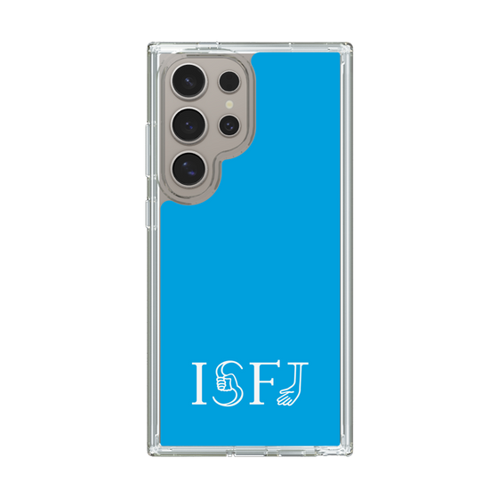 Slim Protection Case［ Original - ISFJ Defender - Alphabet - Blue ］
