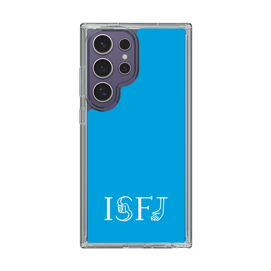 Slim Protection Case［ Original - ISFJ Defender - Alphabet - Blue ］