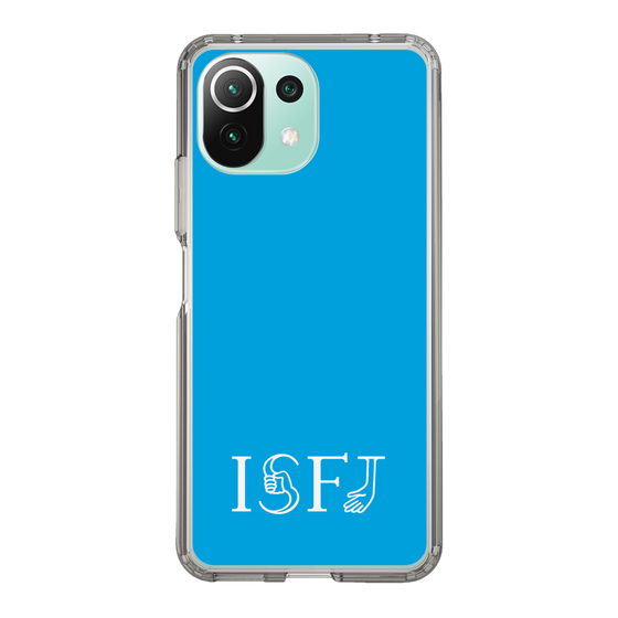 Slim Protection Case［ オリジナル - ISFJ 擁護者 - アルファベット - Blue ］