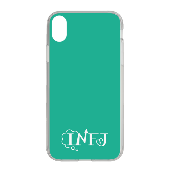 Slim Protection Case［ Original - INFJ Advocate - Alphabet - Green ］