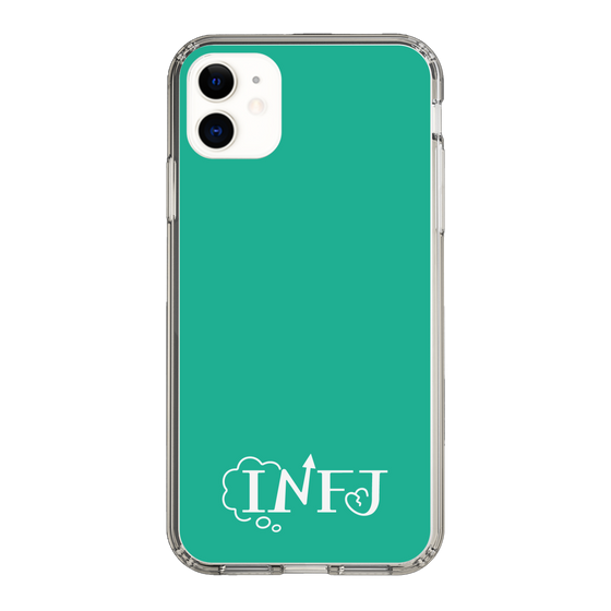 Slim Protection Case［ オリジナル - INFJ 提唱者 - アルファベット - Green ］