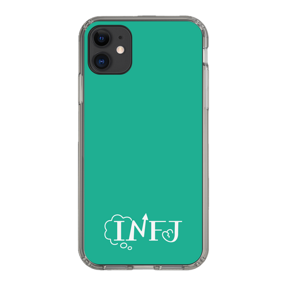 Slim Protection Case［ オリジナル - INFJ 提唱者 - アルファベット - Green ］