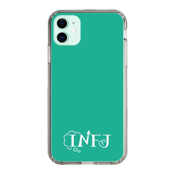 Slim Protection Case［ オリジナル - INFJ 提唱者 - アルファベット - Green ］