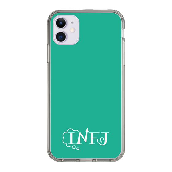 Slim Protection Case［ オリジナル - INFJ 提唱者 - アルファベット - Green ］