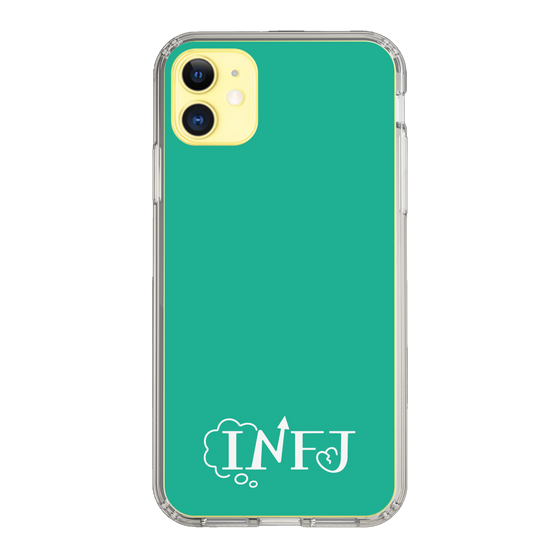 Slim Protection Case［ オリジナル - INFJ 提唱者 - アルファベット - Green ］