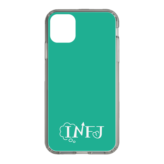Slim Protection Case［ オリジナル - INFJ 提唱者 - アルファベット - Green ］