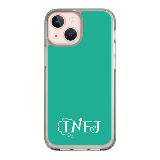 Slim Protection Case［ オリジナル - INFJ 提唱者 - アルファベット - Green ］