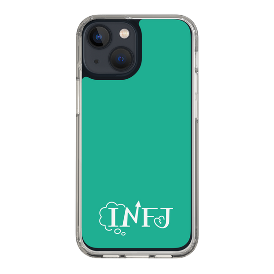 Slim Protection Case［ オリジナル - INFJ 提唱者 - アルファベット - Green ］