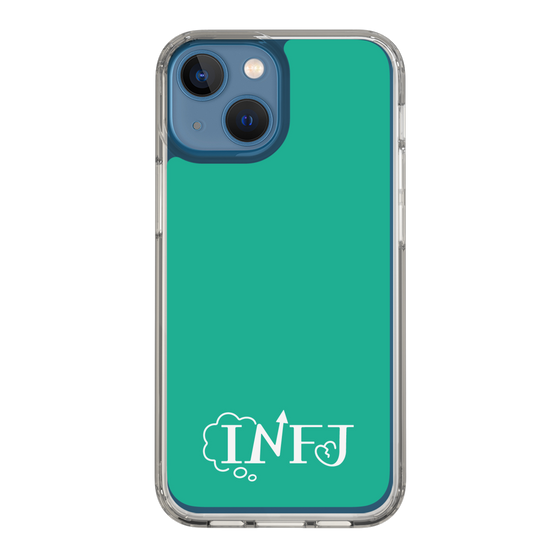 Slim Protection Case［ オリジナル - INFJ 提唱者 - アルファベット - Green ］
