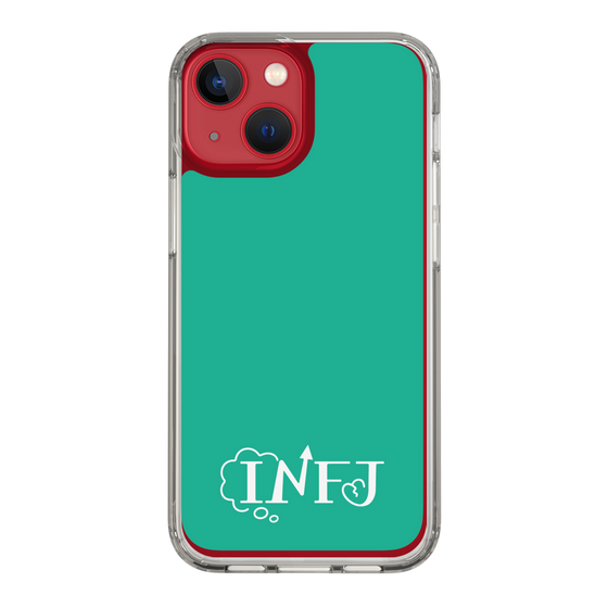 Slim Protection Case［ オリジナル - INFJ 提唱者 - アルファベット - Green ］