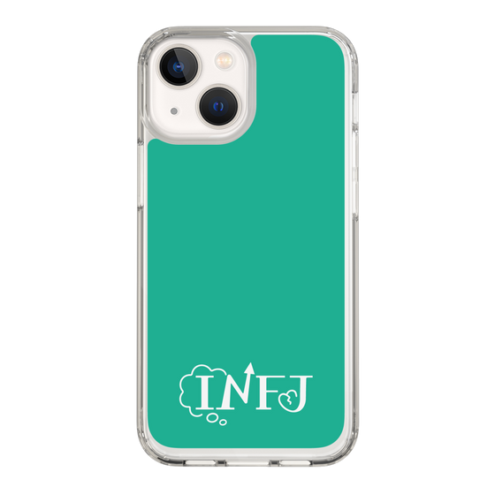 Slim Protection Case［ オリジナル - INFJ 提唱者 - アルファベット - Green ］