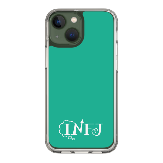 Slim Protection Case［ オリジナル - INFJ 提唱者 - アルファベット - Green ］