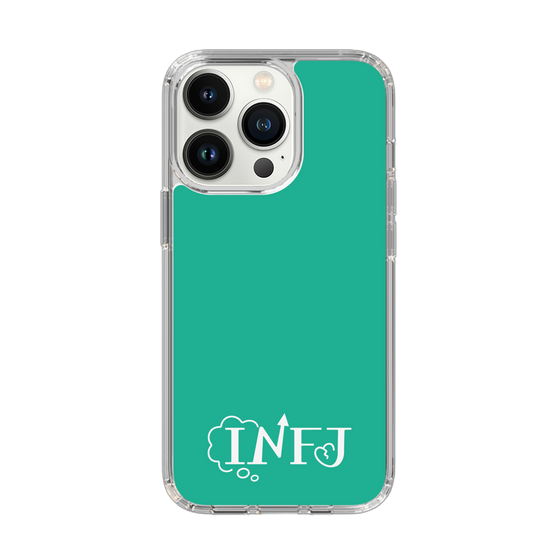 Slim Protection Case［ Original - INFJ Advocate - Alphabet - Green ］