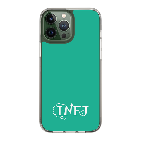 Slim Protection Case［ オリジナル - INFJ 提唱者 - アルファベット - Green ］