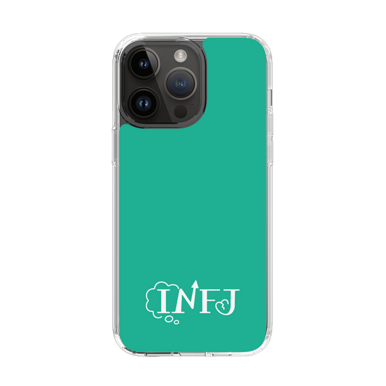 Slim Protection Case［ Original - INFJ Advocate - Alphabet - Green ］