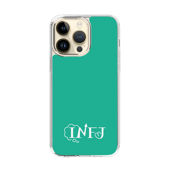 Slim Protection Case［ Original - INFJ Advocate - Alphabet - Green ］