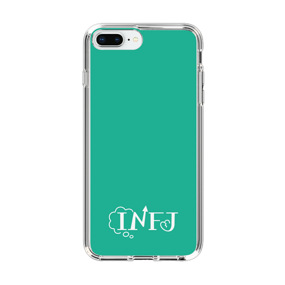 Slim Protection Case［ Original - INFJ Advocate - Alphabet - Green ］