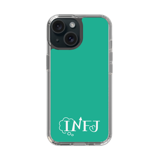Slim Protection Case［ オリジナル - INFJ 提唱者 - アルファベット - Green ］