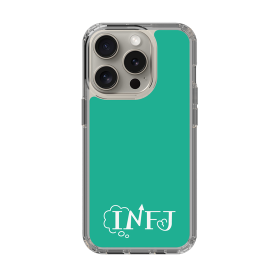 Slim Protection Case［ オリジナル - INFJ 提唱者 - アルファベット - Green ］
