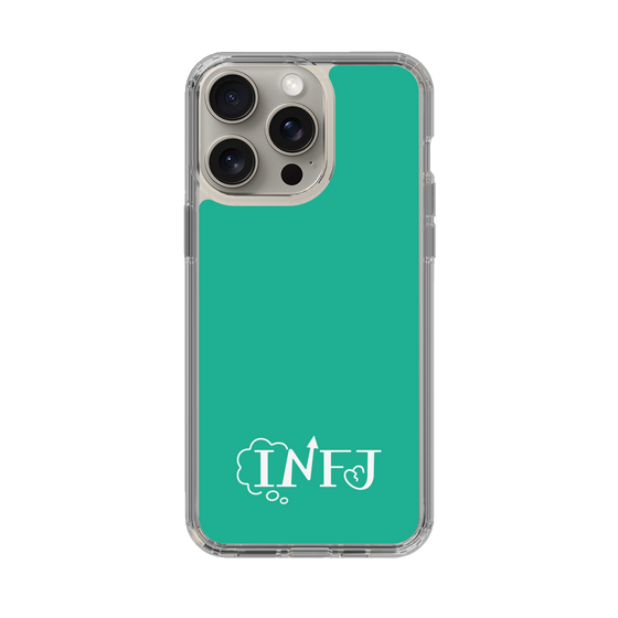 Slim Protection Case［ Original - INFJ Advocate - Alphabet - Green ］