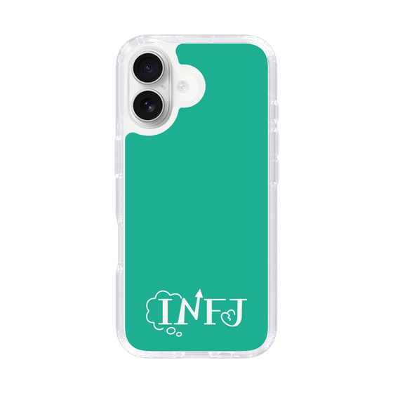 Slim Protection Case［ Original - INFJ Advocate - Alphabet - Green ］
