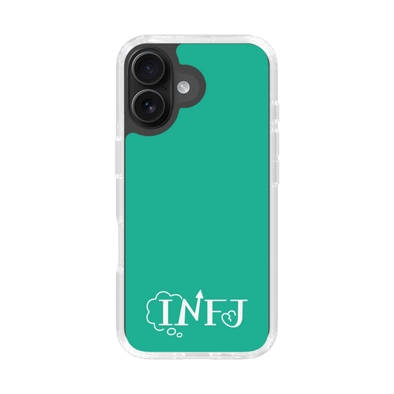 Slim Protection Case［ Original - INFJ Advocate - Alphabet - Green ］