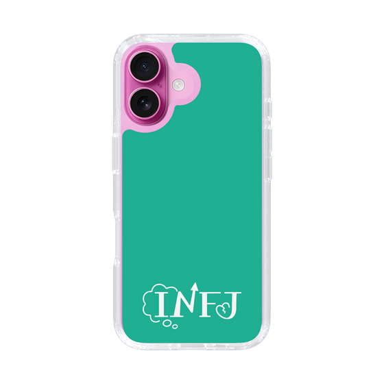 Slim Protection Case［ Original - INFJ Advocate - Alphabet - Green ］