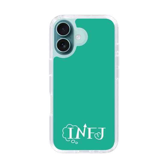 Slim Protection Case［ Original - INFJ Advocate - Alphabet - Green ］