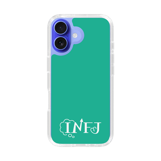 Slim Protection Case［ Original - INFJ Advocate - Alphabet - Green ］