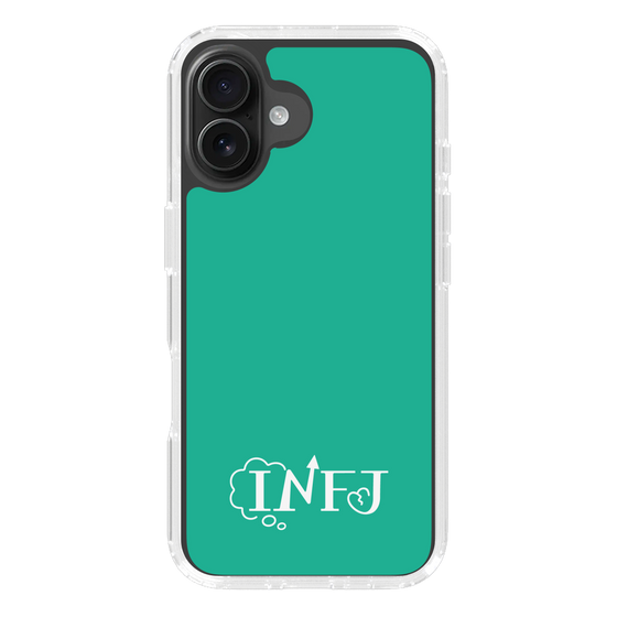 Slim Protection Case［ Original - INFJ Advocate - Alphabet - Green ］