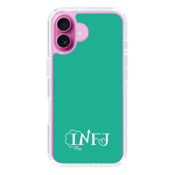 Slim Protection Case［ Original - INFJ Advocate - Alphabet - Green ］