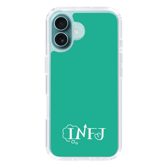 Slim Protection Case［ Original - INFJ Advocate - Alphabet - Green ］