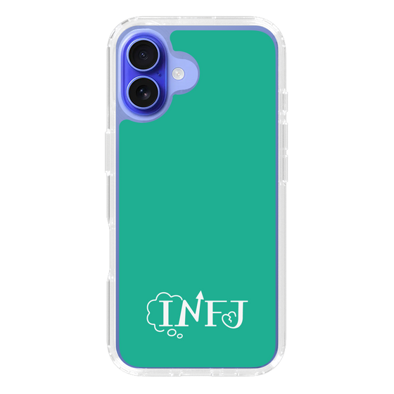 Slim Protection Case［ Original - INFJ Advocate - Alphabet - Green ］