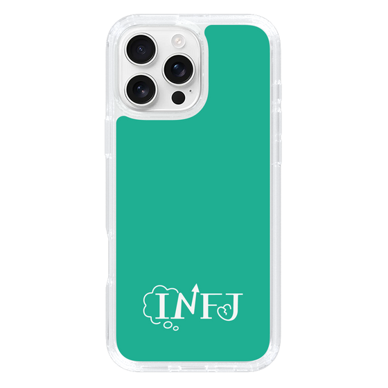 Slim Protection Case［ Original - INFJ Advocate - Alphabet - Green ］