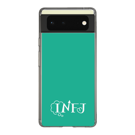 Slim Protection Case［ Original - INFJ Advocate - Alphabet - Green ］