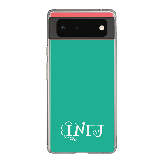 Slim Protection Case［ Original - INFJ Advocate - Alphabet - Green ］