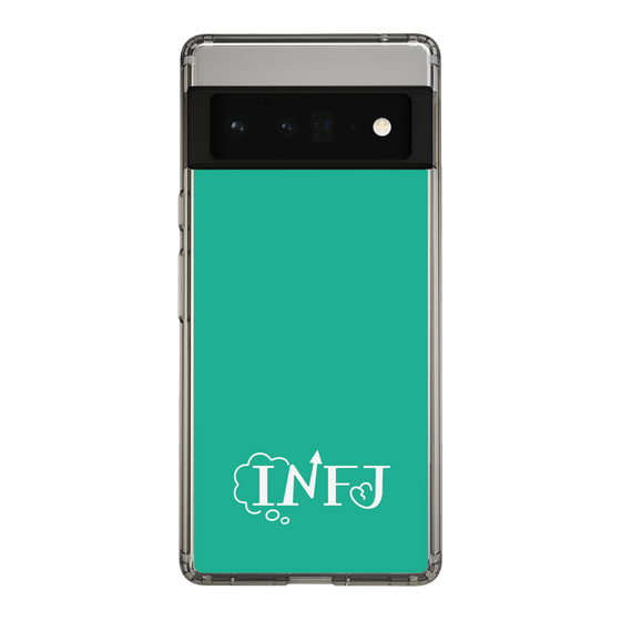 Slim Protection Case［ Original - INFJ Advocate - Alphabet - Green ］