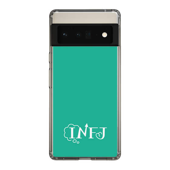 Slim Protection Case［ Original - INFJ Advocate - Alphabet - Green ］