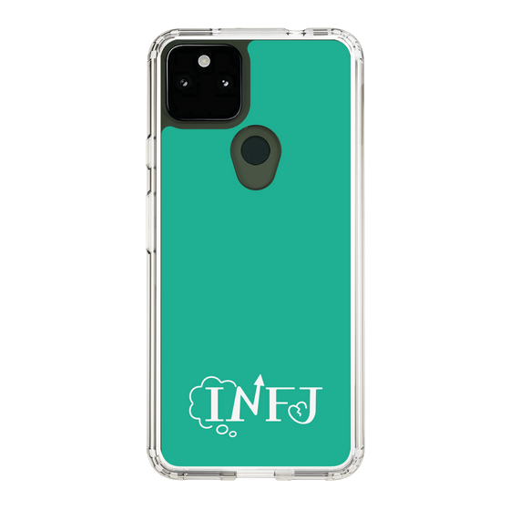Slim Protection Case［ Original - INFJ Advocate - Alphabet - Green ］