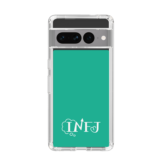 Slim Protection Case［ Original - INFJ Advocate - Alphabet - Green ］