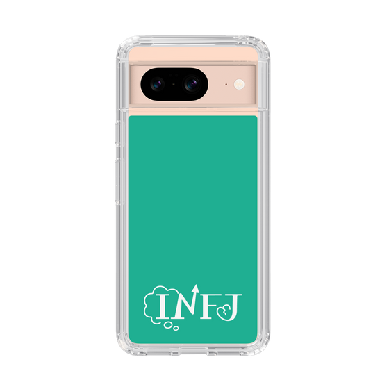 Slim Protection Case［ Original - INFJ Advocate - Alphabet - Green ］