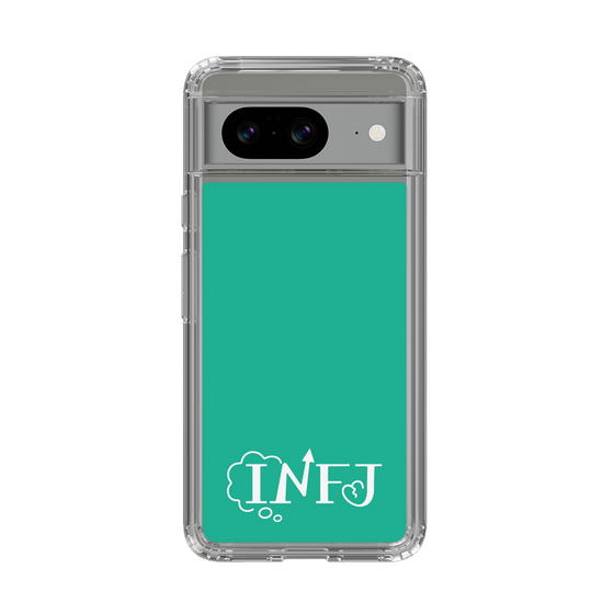 Slim Protection Case［ Original - INFJ Advocate - Alphabet - Green ］