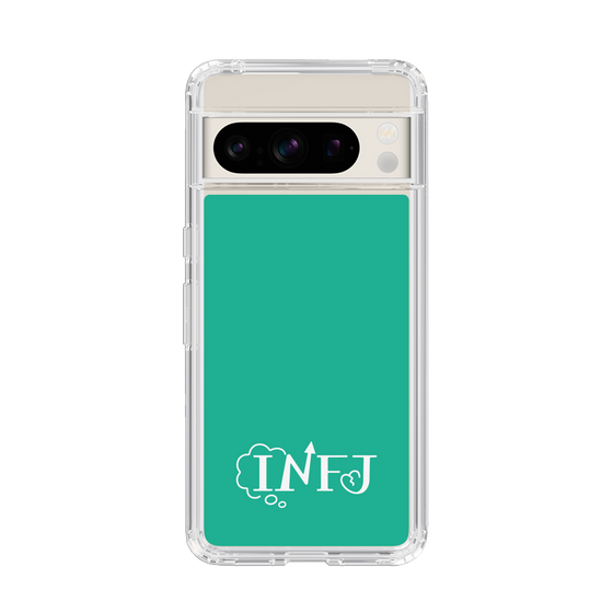 Slim Protection Case［ Original - INFJ Advocate - Alphabet - Green ］