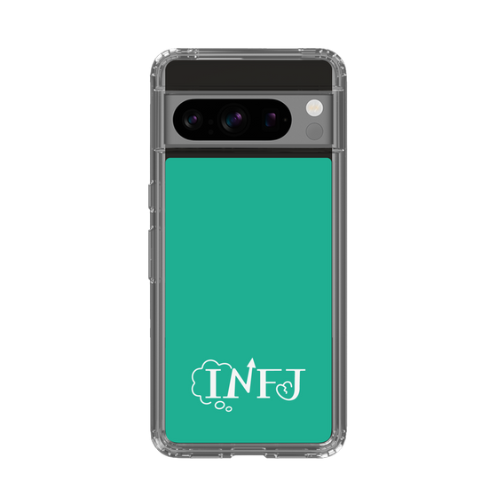 Slim Protection Case［ Original - INFJ Advocate - Alphabet - Green ］