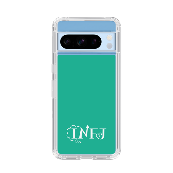 Slim Protection Case［ Original - INFJ Advocate - Alphabet - Green ］