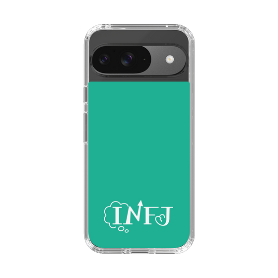 Slim Protection Case［ Original - INFJ Advocate - Alphabet - Green ］