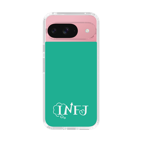 Slim Protection Case［ Original - INFJ Advocate - Alphabet - Green ］