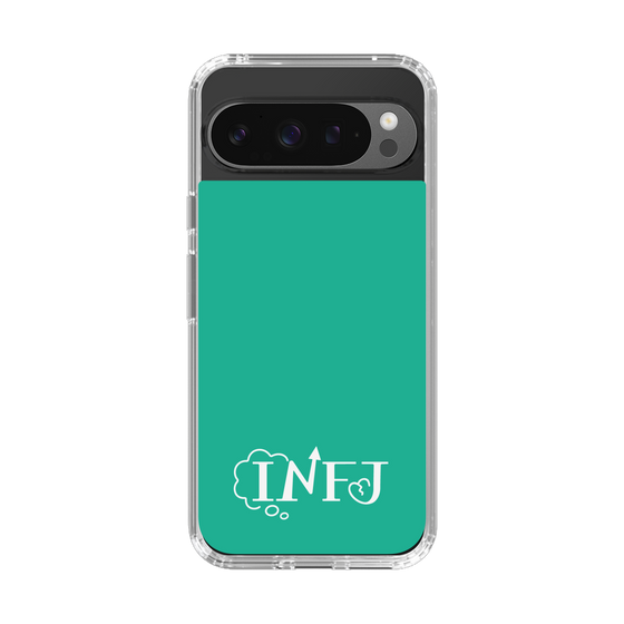 Slim Protection Case［ Original - INFJ Advocate - Alphabet - Green ］