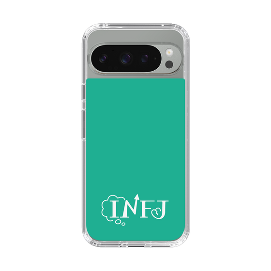 Slim Protection Case［ Original - INFJ Advocate - Alphabet - Green ］